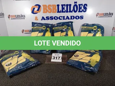 LOTE 317 - 01 LOTE COM 05 MACACÕES VOLH COVERTECH 300, TAMANHO EG NA COR AMARELA. (NOVO) (NO ESTADO) ATENÇÃO! FAZER A VISITAÇÃO ANTES DE ARREMATAR, NÃO SABEMOS SE FUNCIONA. LEILÃO NÃO TEM GARANTIA E NEM DEVOLUÇÃO, SUJEITO A POSSÍVEIS AVARIAS VISÍVEIS/OCULTAS E/OU AUSÊNCIA DE COMPONENTES.