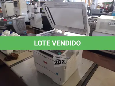 LOTE 282 - 01 IMPRESSORA MULTIFUNCIONAL MARCA OKI. (NO ESTADO) ATENÇÃO! FAZER A VISITAÇÃO ANTES DE ARREMATAR, NÃO SABEMOS SE FUNCIONA. LEILÃO NÃO TEM GARANTIA E NEM DEVOLUÇÃO, SUJEITO A POSSÍVEIS AVARIAS VISÍVEIS/OCULTAS E/OU AUSÊNCIA DE COMPONENTES.
