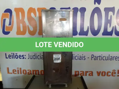 LOTE 206 - 01 BEBEDOURO REFRIGERADO EM INOX. (NO ESTADO) ATENÇÃO! FAZER A VISITAÇÃO ANTES DE ARREMATAR, NÃO SABEMOS SE FUNCIONA. LEILÃO NÃO TEM GARANTIA E NEM DEVOLUÇÃO, SUJEITO A POSSÍVEIS AVARIAS VISÍVEIS/OCULTAS E/OU AUSÊNCIA DE COMPONENTES.