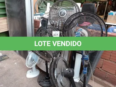 LOTE 401 - 01 LOTE COM SUCATAS DE VENTILADORES E 01 BERÇO INCOMPLETO. (NO ESTADO) ATENÇÃO! FAZER A VISITAÇÃO ANTES DE ARREMATAR, NÃO SABEMOS SE FUNCIONA. LEILÃO NÃO TEM GARANTIA E NEM DEVOLUÇÃO, SUJEITO A POSSÍVEIS AVARIAS VISÍVEIS/OCULTAS E/OU AUSÊNCIA DE COMPONENTES.