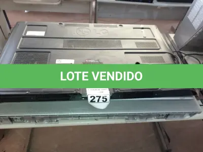LOTE 275 - 02 TV’S, SENDO 01 PANASONIC E 01 MARCA LG RETIRADA DE PEÇAS. (NO ESTADO) ATENÇÃO! FAZER A VISITAÇÃO ANTES DE ARREMATAR, NÃO SABEMOS SE FUNCIONA. LEILÃO NÃO TEM GARANTIA E NEM DEVOLUÇÃO, SUJEITO A POSSÍVEIS AVARIAS VISÍVEIS/OCULTAS E/OU AUSÊNCIA DE COMPONENTES.