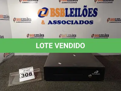 LOTE 308 - 01 CAIXA REGISTRADORA PARA DINHEIRO MANUAL. (NO ESTADO) ATENÇÃO! FAZER A VISITAÇÃO ANTES DE ARREMATAR, NÃO SABEMOS SE FUNCIONA. LEILÃO NÃO TEM GARANTIA E NEM DEVOLUÇÃO, SUJEITO A POSSÍVEIS AVARIAS VISÍVEIS/OCULTAS E/OU AUSÊNCIA DE COMPONENTES.