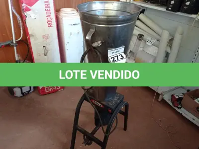LOTE 273 - 01 LIQUIDIFICADOR INDUSTRIAL MODELO: LB-25 MARCA POLI. (NO ESTADO) ATENÇÃO! FAZER A VISITAÇÃO ANTES DE ARREMATAR, NÃO SABEMOS SE FUNCIONA. LEILÃO NÃO TEM GARANTIA E NEM DEVOLUÇÃO, SUJEITO A POSSÍVEIS AVARIAS VISÍVEIS/OCULTAS E/OU AUSÊNCIA DE COMPONENTES.