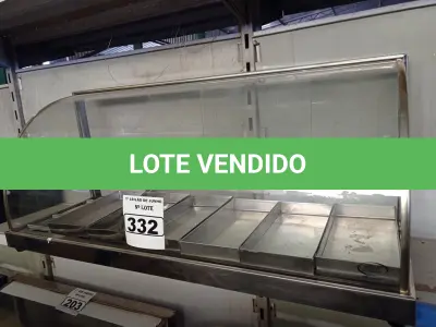 LOTE 332 - 01 ESTUFA PARA SALGADO. (NO ESTADO) ATENÇÃO! FAZER A VISITAÇÃO ANTES DE ARREMATAR, NÃO SABEMOS SE FUNCIONA. LEILÃO NÃO TEM GARANTIA E NEM DEVOLUÇÃO, SUJEITO A POSSÍVEIS AVARIAS VISÍVEIS/OCULTAS E/OU AUSÊNCIA DE COMPONENTES.