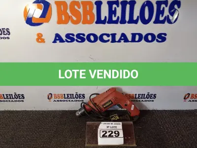 LOTE 229 - 01 PARAFUSADEIRA/FURADEIRA MARCA SCHUZ 220V. (NO ESTADO) ATENÇÃO! FAZER A VISITAÇÃO ANTES DE ARREMATAR, NÃO SABEMOS SE FUNCIONA. LEILÃO NÃO TEM GARANTIA E NEM DEVOLUÇÃO, SUJEITO A POSSÍVEIS AVARIAS VISÍVEIS/OCULTAS E/OU AUSÊNCIA DE COMPONENTES.