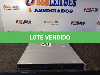 LOTE 251 - 01 SERVIDOR DDR3. (NO ESTADO) ATENÇÃO! FAZER A VISITAÇÃO ANTES DE ARREMATAR, NÃO SABEMOS SE FUNCIONA. LEILÃO NÃO TEM GARANTIA E NEM DEVOLUÇÃO, SUJEITO A POSSÍVEIS AVARIAS VISÍVEIS/OCULTAS E/OU AUSÊNCIA DE COMPONENTES.