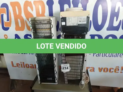 LOTE 214 - 02 BEBEDOUROS REFRIGERADOS COM AVARIAS. (NO ESTADO) ATENÇÃO! FAZER A VISITAÇÃO ANTES DE ARREMATAR, NÃO SABEMOS SE FUNCIONA. LEILÃO NÃO TEM GARANTIA E NEM DEVOLUÇÃO, SUJEITO A POSSÍVEIS AVARIAS VISÍVEIS/OCULTAS E/OU AUSÊNCIA DE COMPONENTES.