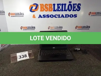 LOTE 338 - 01 NOTEBOOK STI SEMP TOSHIBA COM CARREGADOR (NO ESTADO) ATENÇÃO! FAZER A VISITAÇÃO ANTES DE ARREMATAR, NÃO SABEMOS SE FUNCIONA. LEILÃO NÃO TEM GARANTIA E NEM DEVOLUÇÃO, SUJEITO A POSSÍVEIS AVARIAS VISÍVEIS/OCULTAS E/OU AUSÊNCIA DE COMPONENTES.