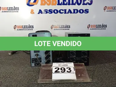 LOTE 293 - 02 NOBREAKS DE 1400VA. (NO ESTADO) ATENÇÃO! FAZER A VISITAÇÃO ANTES DE ARREMATAR, NÃO SABEMOS SE FUNCIONA. LEILÃO NÃO TEM GARANTIA E NEM DEVOLUÇÃO, SUJEITO A POSSÍVEIS AVARIAS VISÍVEIS/OCULTAS E/OU AUSÊNCIA DE COMPONENTES.
