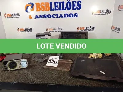 LOTE 326 - 01 LOTE COM 02 MOLINETES INCOMPLETOS, 01 FONTE CHAVEADA, 01 GPSMAP 60CX, 06 FITAS CASSETE, 02 SUCATAS DE MINE CPU, 01 MESA PARA NOTEBOOK, 01 PORTA RETRATO DIGITAL E 01 LUPA. (NO ESTADO) ATENÇÃO! FAZER A VISITAÇÃO ANTES DE ARREMATAR, NÃO SABEMOS SE FUNCIONA. LEILÃO NÃO TEM GARANTIA E NEM DEVOLUÇÃO, SUJEITO A POSSÍVEIS AVARIAS VISÍVEIS/OCULTAS E/OU AUSÊNCIA DE COMPONENTES.