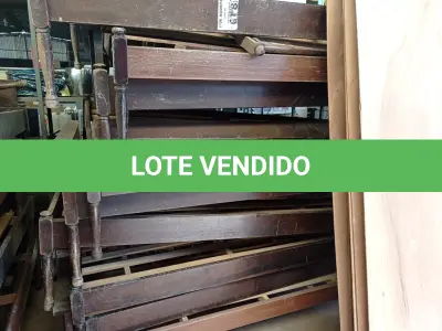 LOTE 386 - 01 LOTE COM GRANDE QUANTIDADE DE CAMAS DE SOLTEIRO EM IMBUIA SEM COLCHÃO. (NO ESTADO) ATENÇÃO! FAZER A VISITAÇÃO ANTES DE ARREMATAR, NÃO SABEMOS SE FUNCIONA. LEILÃO NÃO TEM GARANTIA E NEM DEVOLUÇÃO, SUJEITO A POSSÍVEIS AVARIAS VISÍVEIS/OCULTAS E/OU AUSÊNCIA DE COMPONENTES.