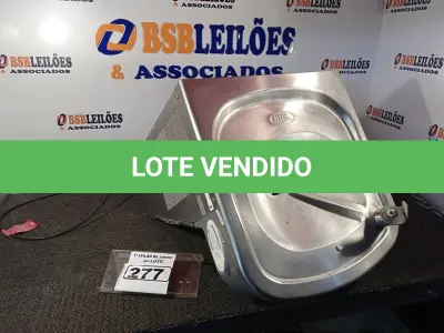 LOTE 277 - 01 FILTRO EM INOX MARCA IBBL. (NO ESTADO) ATENÇÃO! FAZER A VISITAÇÃO ANTES DE ARREMATAR, NÃO SABEMOS SE FUNCIONA. LEILÃO NÃO TEM GARANTIA E NEM DEVOLUÇÃO, SUJEITO A POSSÍVEIS AVARIAS VISÍVEIS/OCULTAS E/OU AUSÊNCIA DE COMPONENTES.