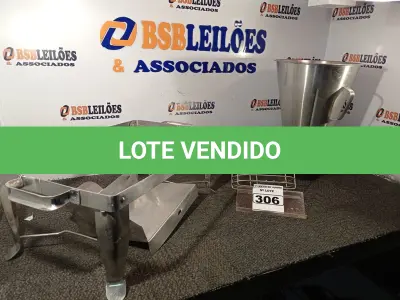 LOTE 306 - 01 COPO PARA LIQUIDIFICADOR INDUSTRIAL E PEÇAS AVULSAS EM INOX. (NO ESTADO) ATENÇÃO! FAZER A VISITAÇÃO ANTES DE ARREMATAR, NÃO SABEMOS SE FUNCIONA. LEILÃO NÃO TEM GARANTIA E NEM DEVOLUÇÃO, SUJEITO A POSSÍVEIS AVARIAS VISÍVEIS/OCULTAS E/OU AUSÊNCIA DE COMPONENTES.