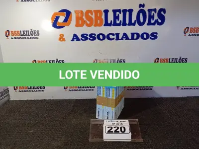 LOTE 220 - 01 LOTE COM 10 CAIXAS DE CARTUCHOS FINCAPINO MAGAZINADO AMARELO PARA FERRAMENTAS ACIONADAS A PÓLVORA MARCA ANCORA. (NO ESTADO) ATENÇÃO! FAZER A VISITAÇÃO ANTES DE ARREMATAR, NÃO SABEMOS SE FUNCIONA. LEILÃO NÃO TEM GARANTIA E NEM DEVOLUÇÃO, SUJEITO A POSSÍVEIS AVARIAS VISÍVEIS/OCULTAS E/OU AUSÊNCIA DE COMPONENTES.