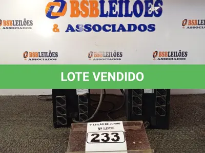 LOTE 233 - 02 NOBREAKS, SENDO 01 DE 1500VA E 01 DE 1400VA.  (NO ESTADO) ATENÇÃO! FAZER A VISITAÇÃO ANTES DE ARREMATAR, NÃO SABEMOS SE FUNCIONA. LEILÃO NÃO TEM GARANTIA E NEM DEVOLUÇÃO, SUJEITO A POSSÍVEIS AVARIAS VISÍVEIS/OCULTAS E/OU AUSÊNCIA DE COMPONENTES.