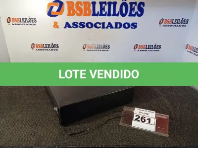 LOTE 261 - 01 CAIXA REGISTRADORA PARA DINHEIRO MANUAL. (NO ESTADO) ATENÇÃO! FAZER A VISITAÇÃO ANTES DE ARREMATAR, NÃO SABEMOS SE FUNCIONA. LEILÃO NÃO TEM GARANTIA E NEM DEVOLUÇÃO, SUJEITO A POSSÍVEIS AVARIAS VISÍVEIS/OCULTAS E/OU AUSÊNCIA DE COMPONENTES.