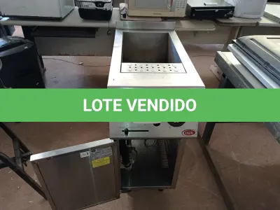 LOTE 274 - 01 BANHO MARIA EM INOX A GÁS E ÁGUA MARCA COZIL. (NO ESTADO) ATENÇÃO! FAZER A VISITAÇÃO ANTES DE ARREMATAR, NÃO SABEMOS SE FUNCIONA. LEILÃO NÃO TEM GARANTIA E NEM DEVOLUÇÃO, SUJEITO A POSSÍVEIS AVARIAS VISÍVEIS/OCULTAS E/OU AUSÊNCIA DE COMPONENTES.