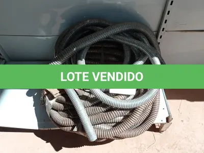 LOTE 393 - 01 ROLO DE MANGUEIRA CORRUGADA EM AÇO. (NO ESTADO) ATENÇÃO! FAZER A VISITAÇÃO ANTES DE ARREMATAR, NÃO SABEMOS SE FUNCIONA. LEILÃO NÃO TEM GARANTIA E NEM DEVOLUÇÃO, SUJEITO A POSSÍVEIS AVARIAS VISÍVEIS/OCULTAS E/OU AUSÊNCIA DE COMPONENTES.