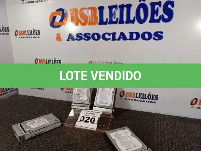 LOTE 020 - 04 HD’S PARA SERVIDOR, SENDO 02 DE 1TB E 02 DE 4TB. (NO ESTADO) ATENÇÃO! FAZER A VISITAÇÃO ANTES DE ARREMATAR, NÃO SABEMOS SE FUNCIONA. LEILÃO NÃO TEM GARANTIA E NEM DEVOLUÇÃO, SUJEITO A POSSÍVEIS AVARIAS VISÍVEIS/OCULTAS E/OU AUSÊNCIA DE COMPONENTES.