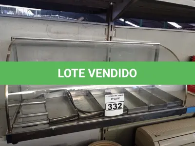 LOTE 332 - 01 ESTUFA PARA SALGADO. (NO ESTADO) ATENÇÃO! FAZER A VISITAÇÃO ANTES DE ARREMATAR, NÃO SABEMOS SE FUNCIONA. LEILÃO NÃO TEM GARANTIA E NEM DEVOLUÇÃO, SUJEITO A POSSÍVEIS AVARIAS VISÍVEIS/OCULTAS E/OU AUSÊNCIA DE COMPONENTES.