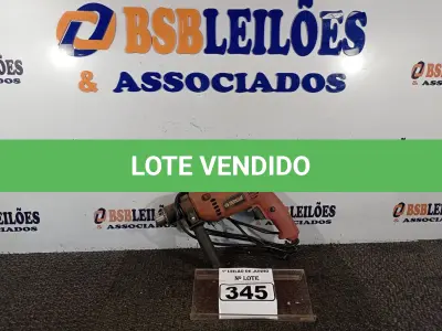 LOTE 345 - 01 PARAFUSADEIRA/FURADEIRA MARCA SCHUZ 220V. (NO ESTADO) ATENÇÃO! FAZER A VISITAÇÃO ANTES DE ARREMATAR, NÃO SABEMOS SE FUNCIONA. LEILÃO NÃO TEM GARANTIA E NEM DEVOLUÇÃO, SUJEITO A POSSÍVEIS AVARIAS VISÍVEIS/OCULTAS E/OU AUSÊNCIA DE COMPONENTES.