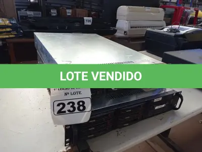 LOTE 238 - 02 SERVIDORES MARCA ITAUTEC. (NO ESTADO) ATENÇÃO! FAZER A VISITAÇÃO ANTES DE ARREMATAR, NÃO SABEMOS SE FUNCIONA. LEILÃO NÃO TEM GARANTIA E NEM DEVOLUÇÃO, SUJEITO A POSSÍVEIS AVARIAS VISÍVEIS/OCULTAS E/OU AUSÊNCIA DE COMPONENTES.