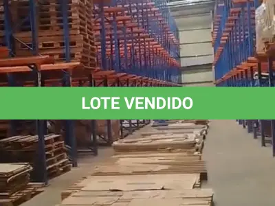 LOTE 494 - 01 DRIVE-IN PARA LOGÍSTICA COM 320 POSIÇÕES PARA 1.000,00 KG CADA POSIÇÃO (NO ESTADO) (RETIRADA EM GOIÂNIA - GO)