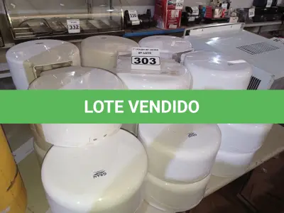 LOTE 303 - 01 LOTE COM VÁRIOS DISPENSES. (NO ESTADO) ATENÇÃO! FAZER A VISITAÇÃO ANTES DE ARREMATAR, NÃO SABEMOS SE FUNCIONA. LEILÃO NÃO TEM GARANTIA E NEM DEVOLUÇÃO, SUJEITO A POSSÍVEIS AVARIAS VISÍVEIS/OCULTAS E/OU AUSÊNCIA DE COMPONENTES.