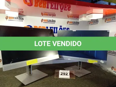 LOTE 292 - 02 MONITORES MARCA HP COM AVARIAS. (LIGANDO MAS COM A TELA QUEBRADA)(NO ESTADO) ATENÇÃO! FAZER A VISITAÇÃO ANTES DE ARREMATAR, NÃO SABEMOS SE FUNCIONA. LEILÃO NÃO TEM GARANTIA E NEM DEVOLUÇÃO, SUJEITO A POSSÍVEIS AVARIAS VISÍVEIS/OCULTAS E/OU AUSÊNCIA DE COMPONENTES.