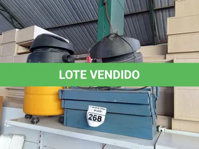 LOTE 268 - 01 MALETA DE FERRAMENTAS VAZIA E 01 ASPIRADOR DE PÓ INCOMPLETO. (NO ESTADO) ATENÇÃO! FAZER A VISITAÇÃO ANTES DE ARREMATAR, NÃO SABEMOS SE FUNCIONA. LEILÃO NÃO TEM GARANTIA E NEM DEVOLUÇÃO, SUJEITO A POSSÍVEIS AVARIAS VISÍVEIS/OCULTAS E/OU AUSÊNCIA DE COMPONENTES.