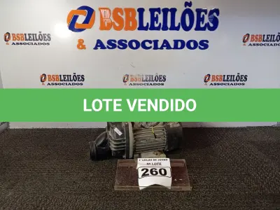 LOTE 260 - 01 MOTO BOMBA 220V. (NO ESTADO) ATENÇÃO! FAZER A VISITAÇÃO ANTES DE ARREMATAR, NÃO SABEMOS SE FUNCIONA. LEILÃO NÃO TEM GARANTIA E NEM DEVOLUÇÃO, SUJEITO A POSSÍVEIS AVARIAS VISÍVEIS/OCULTAS E/OU AUSÊNCIA DE COMPONENTES.