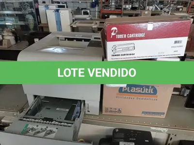 LOTE 080 - 01 IMPRESSORA MARCA SAMSUNG MODELO: 3561ND E 01 CAIXA COM 03 TONNER'S. (NO ESTADO) ATENÇÃO! FAZER A VISITAÇÃO ANTES DE ARREMATAR, NÃO SABEMOS SE FUNCIONA. LEILÃO NÃO TEM GARANTIA E NEM DEVOLUÇÃO, SUJEITO A POSSÍVEIS AVARIAS VISÍVEIS/OCULTAS E/OU AUSÊNCIA DE COMPONENTES.