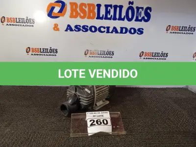 LOTE 260 - 01 MOTO BOMBA 220V. (NO ESTADO) ATENÇÃO! FAZER A VISITAÇÃO ANTES DE ARREMATAR, NÃO SABEMOS SE FUNCIONA. LEILÃO NÃO TEM GARANTIA E NEM DEVOLUÇÃO, SUJEITO A POSSÍVEIS AVARIAS VISÍVEIS/OCULTAS E/OU AUSÊNCIA DE COMPONENTES.