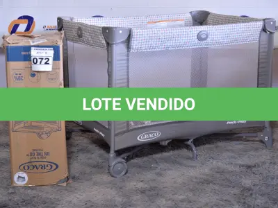 LOTE 072 - 01 BERÇO PORTÁTIL MARCA GRACO. (BABY CRIB) (NO ESTADO)BF8664X