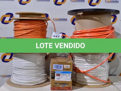 LOTE 127 - 05 CABOS PARA INTERNET. (5 CABLE SPOOLS (FIBER/ETHERNET) (NO ESTADO)0000038