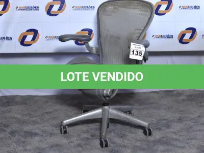 LOTE 135 - 01 CADEIRA HERMAN MILLER DE ESCRITÓRIO . (OFICE CHAIR) (NO ESTADO)0000039