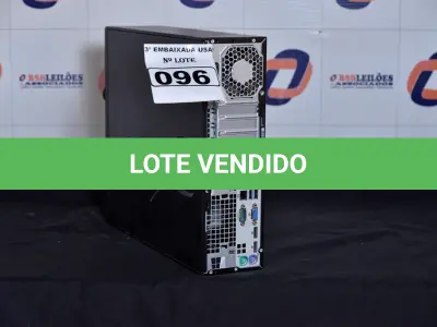 LOTE 096 - 01 CPU CORE I5 MARCA HP SEM MEMÓRIA E SEM HD. (NO ESTADO) AV9706P