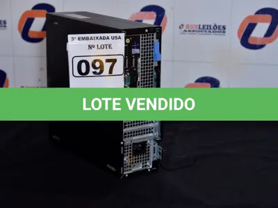 LOTE 097 - 01 CPU CORE I5 MARCA DELL OPTIPLEX 5050 SFF XCTO SEM MEMÓRIA E SEM HD. (NO ESTADO)1CRDHL2