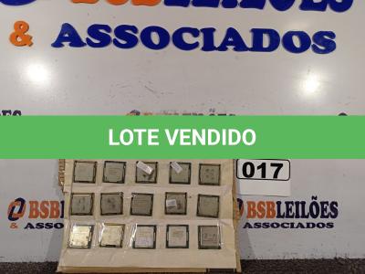 LOTE 017 - 15 PROCESSADORES I5 E PENTIUM. (NO ESTADO) ATENÇÃO! FAZER A VISITAÇÃO ANTES DE ARREMATAR, NÃO SABEMOS SE FUNCIONA. LEILÃO NÃO TEM GARANTIA E NEM DEVOLUÇÃO, SUJEITO A POSSÍVEIS AVARIAS VISÍVEIS/OCULTAS E/OU AUSÊNCIA DE COMPONENTES.