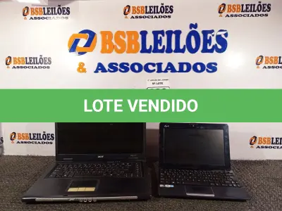 LOTE 036 - 01 NETEBOOK MARCA ASUS E 01 NOTEBOOK MARCA ACER, AMBOS SEM FONTE, PARA RETIRADA DE PEÇAS. (NO ESTADO) ATENÇÃO! FAZER A VISITAÇÃO ANTES DE ARREMATAR, NÃO SABEMOS SE FUNCIONA. LEILÃO NÃO TEM GARANTIA E NEM DEVOLUÇÃO, SUJEITO A POSSÍVEIS AVARIAS VISÍVEIS/OCULTAS E/OU AUSÊNCIA DE COMPONENTES.