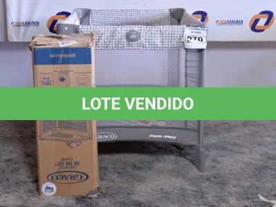 LOTE 070 - 01 BERÇO PORTÁTIL MARCA GRACO. (BABY CRIB) (NO ESTADO) BF8664Y