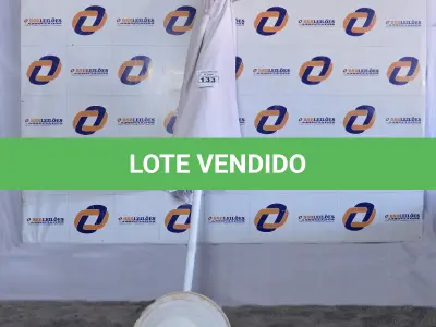 LOTE 133 - 01 OMBRELONE COM O CONTRAPESO DA BASE. (UMBRELA) (NO ESTADO) BH1648F