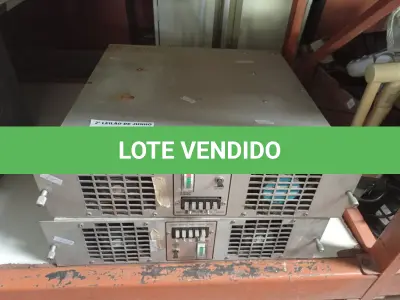 LOTE 092 - 02 MÓDULOS DE NOBREAK. (NO ESTADO) ATENÇÃO! FAZER A VISITAÇÃO ANTES DE ARREMATAR, NÃO SABEMOS SE FUNCIONA. LEILÃO NÃO TEM GARANTIA E NEM DEVOLUÇÃO, SUJEITO A POSSÍVEIS AVARIAS VISÍVEIS/OCULTAS E/OU AUSÊNCIA DE COMPONENTES.