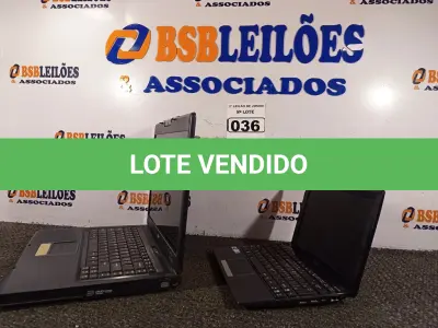 LOTE 036 - 01 NETEBOOK MARCA ASUS E 01 NOTEBOOK MARCA ACER, AMBOS SEM FONTE, PARA RETIRADA DE PEÇAS. (NO ESTADO) ATENÇÃO! FAZER A VISITAÇÃO ANTES DE ARREMATAR, NÃO SABEMOS SE FUNCIONA. LEILÃO NÃO TEM GARANTIA E NEM DEVOLUÇÃO, SUJEITO A POSSÍVEIS AVARIAS VISÍVEIS/OCULTAS E/OU AUSÊNCIA DE COMPONENTES.
