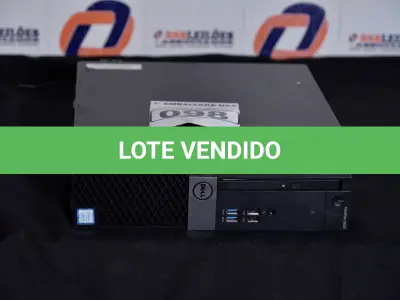 LOTE 098 - 01 CPU CORE I5MARCA DELL OPTIPLEX 5050 SFF XCTO SEM MEMÓRIA E SEM HD. (NO ESTADO)1CW5XK2 