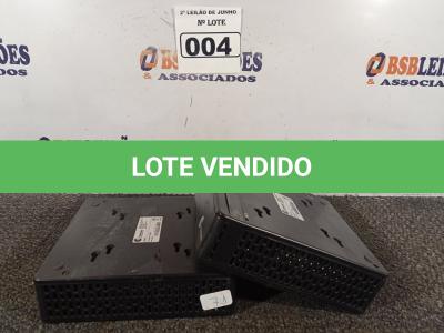 LOTE 004 - 02 MINi CPU'S THINETWORKS. (NO ESTADO) ATENÇÃO! FAZER A VISITAÇÃO ANTES DE ARREMATAR, NÃO SABEMOS SE FUNCIONA. LEILÃO NÃO TEM GARANTIA E NEM DEVOLUÇÃO, SUJEITO A POSSÍVEIS AVARIAS VISÍVEIS/OCULTAS E/OU AUSÊNCIA DE COMPONENTES.