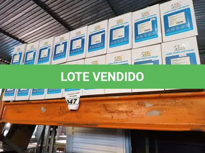 LOTE 047 - 18 TONERS PRETO X3428. (NO ESTADO) ATENÇÃO! FAZER A VISITAÇÃO ANTES DE ARREMATAR, NÃO SABEMOS SE FUNCIONA. LEILÃO NÃO TEM GARANTIA E NEM DEVOLUÇÃO, SUJEITO A POSSÍVEIS AVARIAS VISÍVEIS/OCULTAS E/OU AUSÊNCIA DE COMPONENTES.