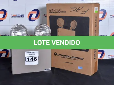LOTE 146 - 02 LUMINÁRIAS DE EMERGÊNCIA. (EMERGENCY LIGHTS) (NO ESTADO)0000017