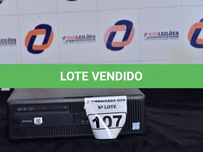 LOTE 107 - 01 CPU CORE I5 MARCA HP SEM HD COM MEMÓRIA DE 16GB RAM. (NO ESTADO) AV9706Y