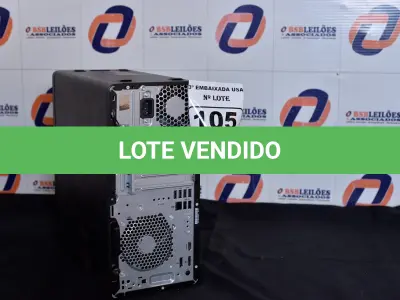 LOTE 105 - 01 CPU CORE I7 MARCA HP ELITE TOWER 600 G9 SEM MEMÓRIA E SEM HD. (NO ESTADO) MLX328287C
